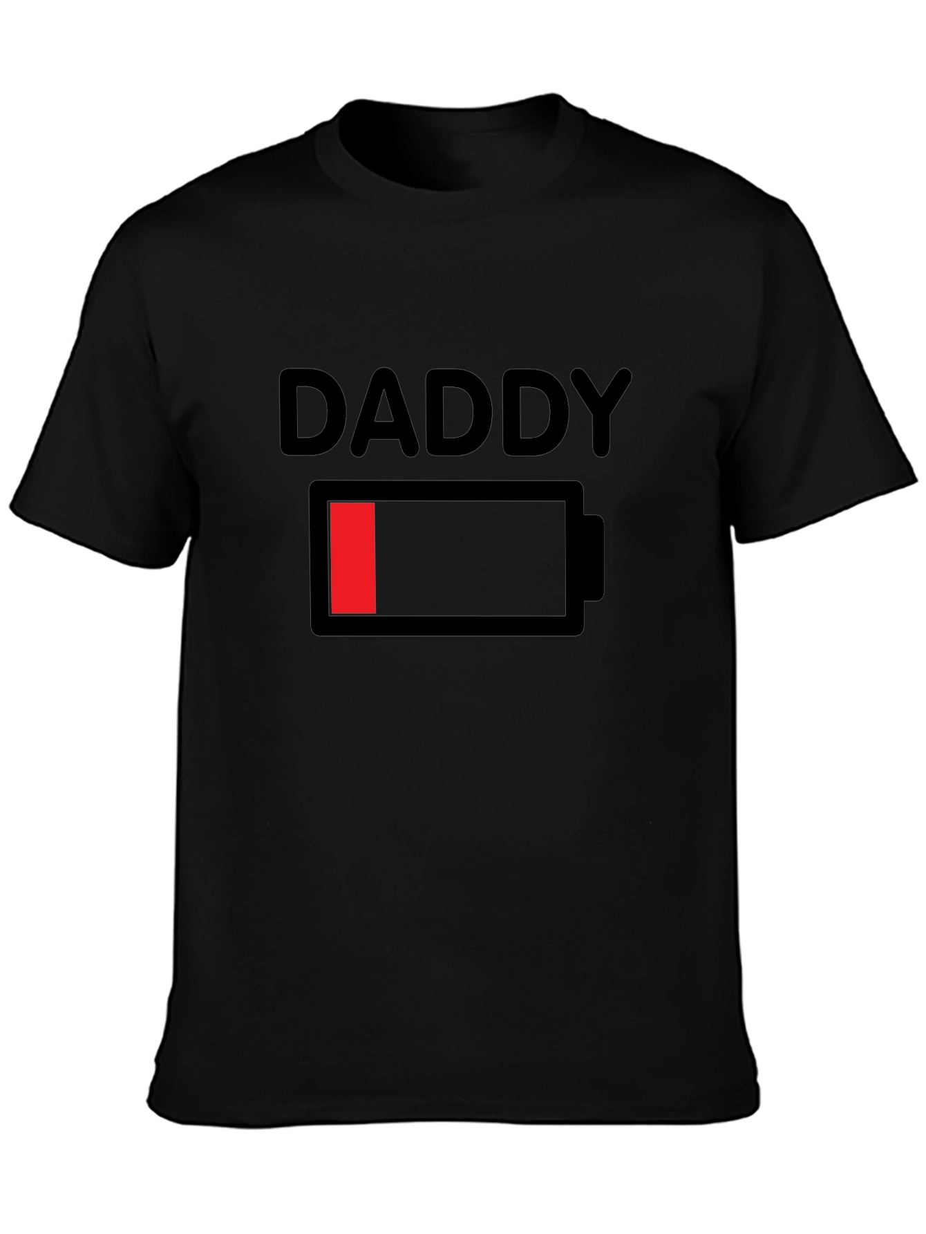 Daddy Low Battery Graphic T-Shirt - Black