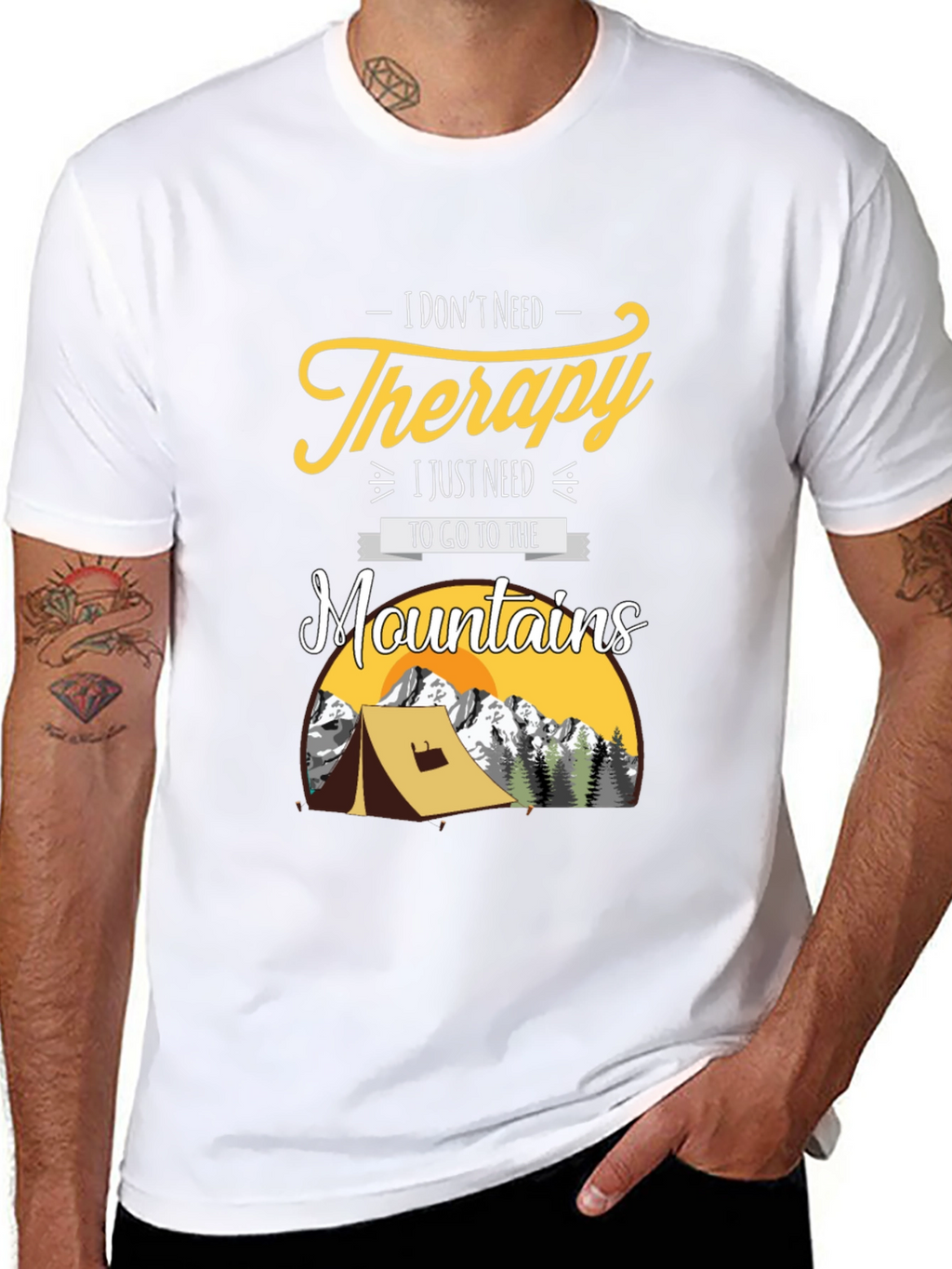I Dont Need Therapy Mountain Tee