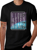I Love Astronomy Graphic T-Shirt