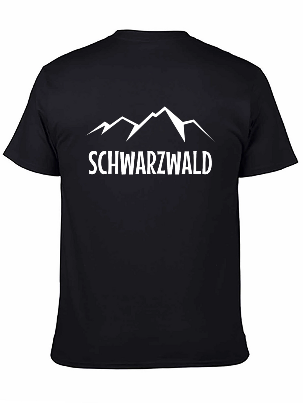 Schwarzwald Black Graphic Tee - Mens Casual T-Shirt