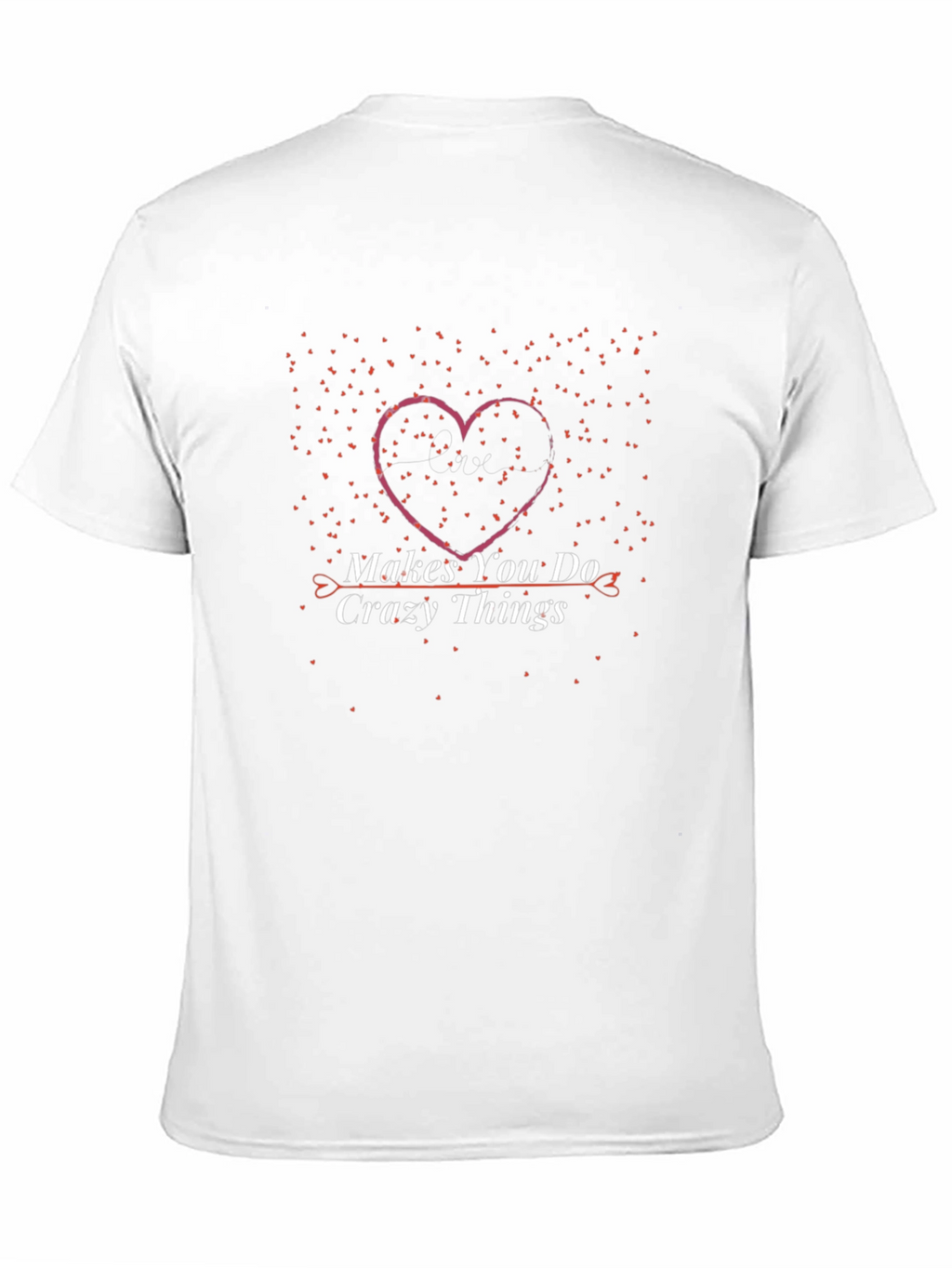Crazy Things Heart Graphic Tee - Soft Cotton Blend