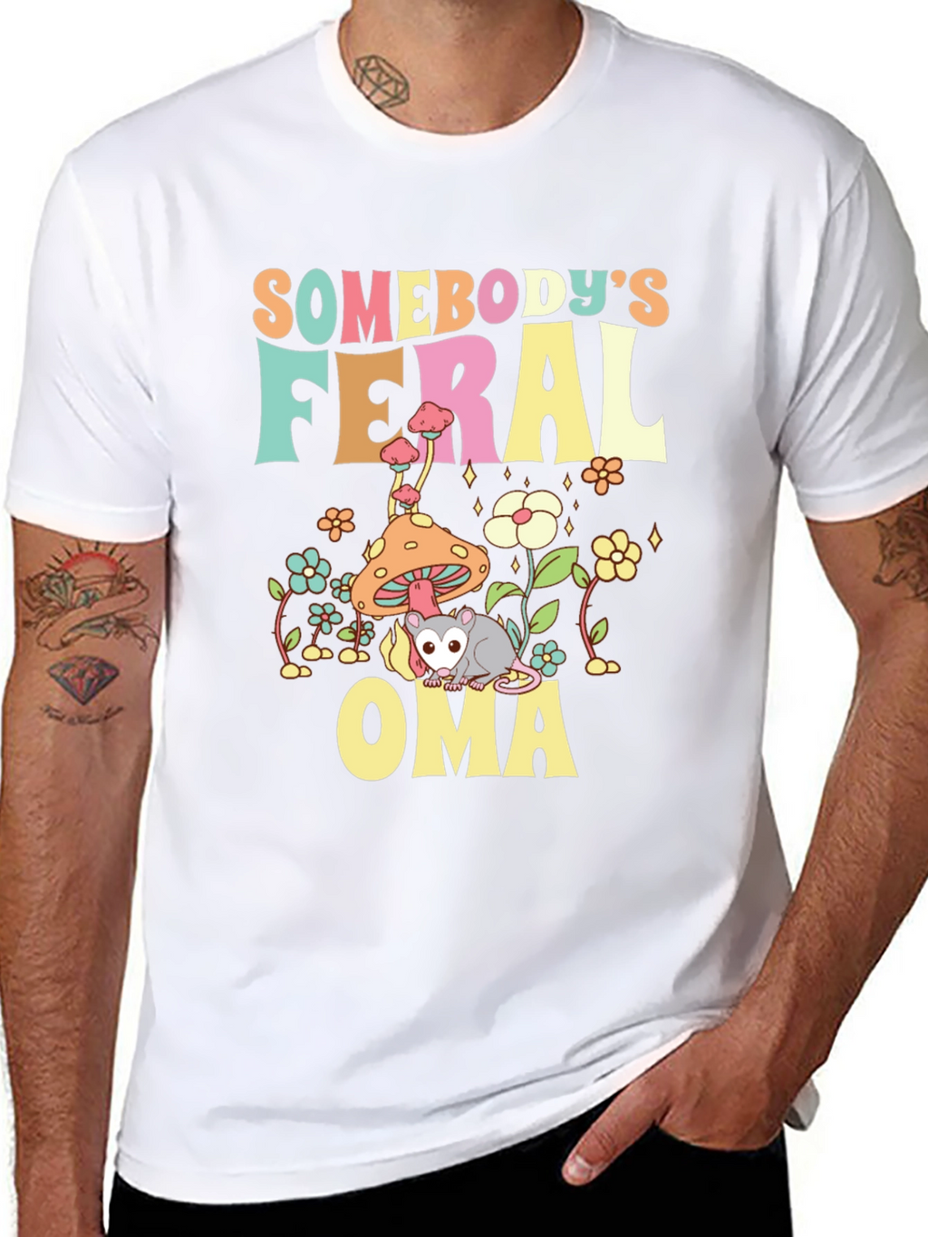 Somebodys Feral Oma T-Shirt