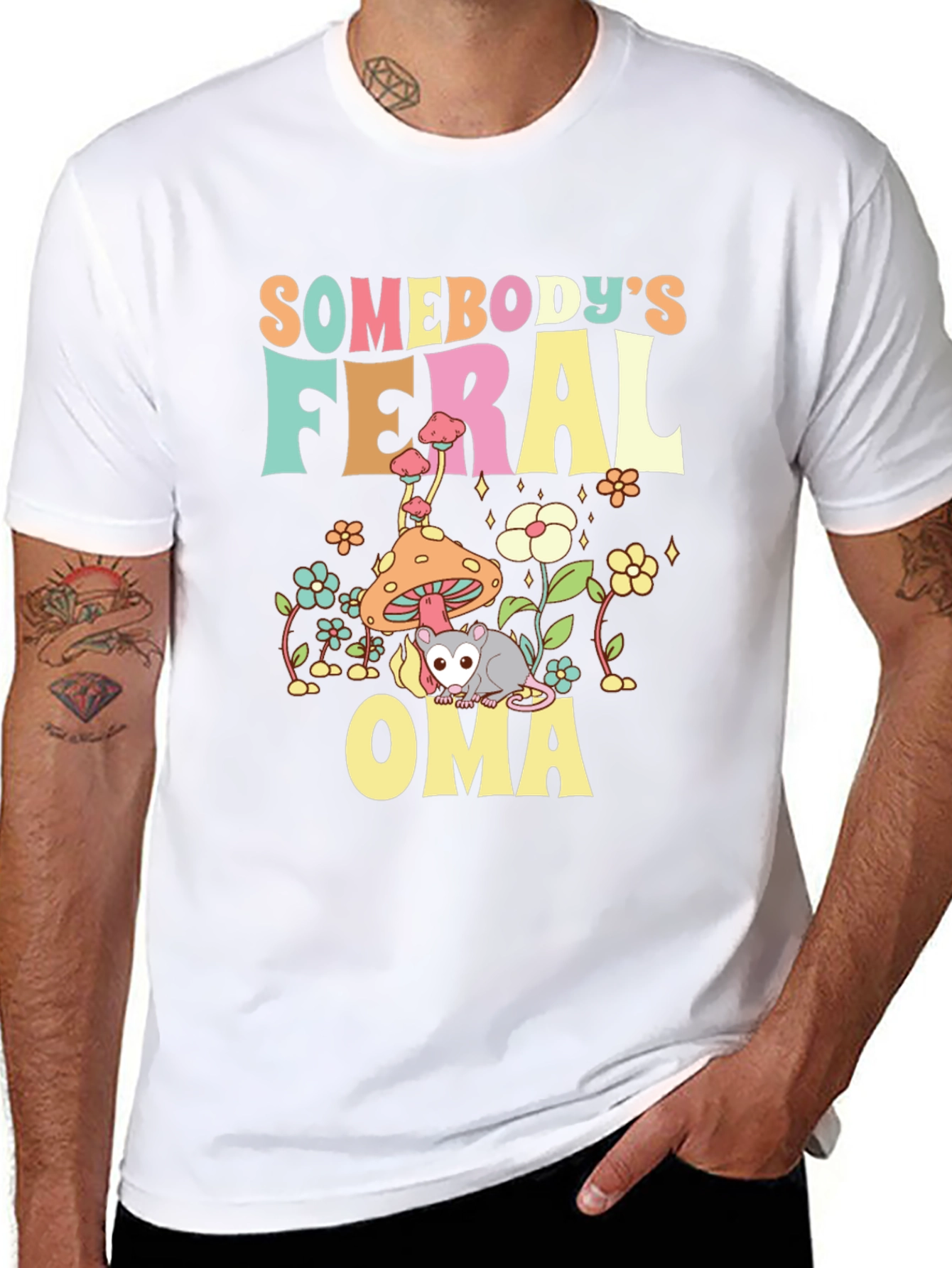 Somebodys Feral Oma T-Shirt