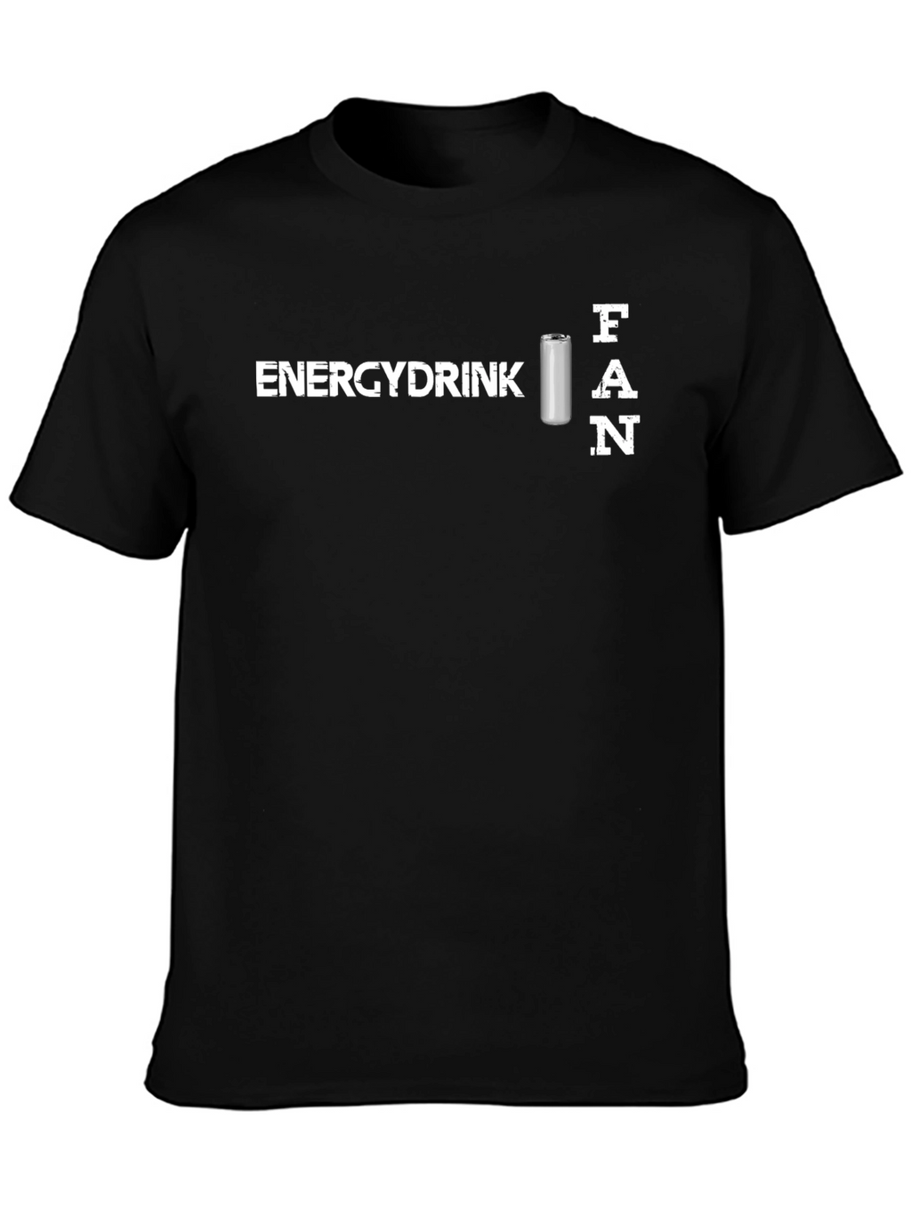 Energy Drink Fan T-Shirt - Black Crew Neck Tee