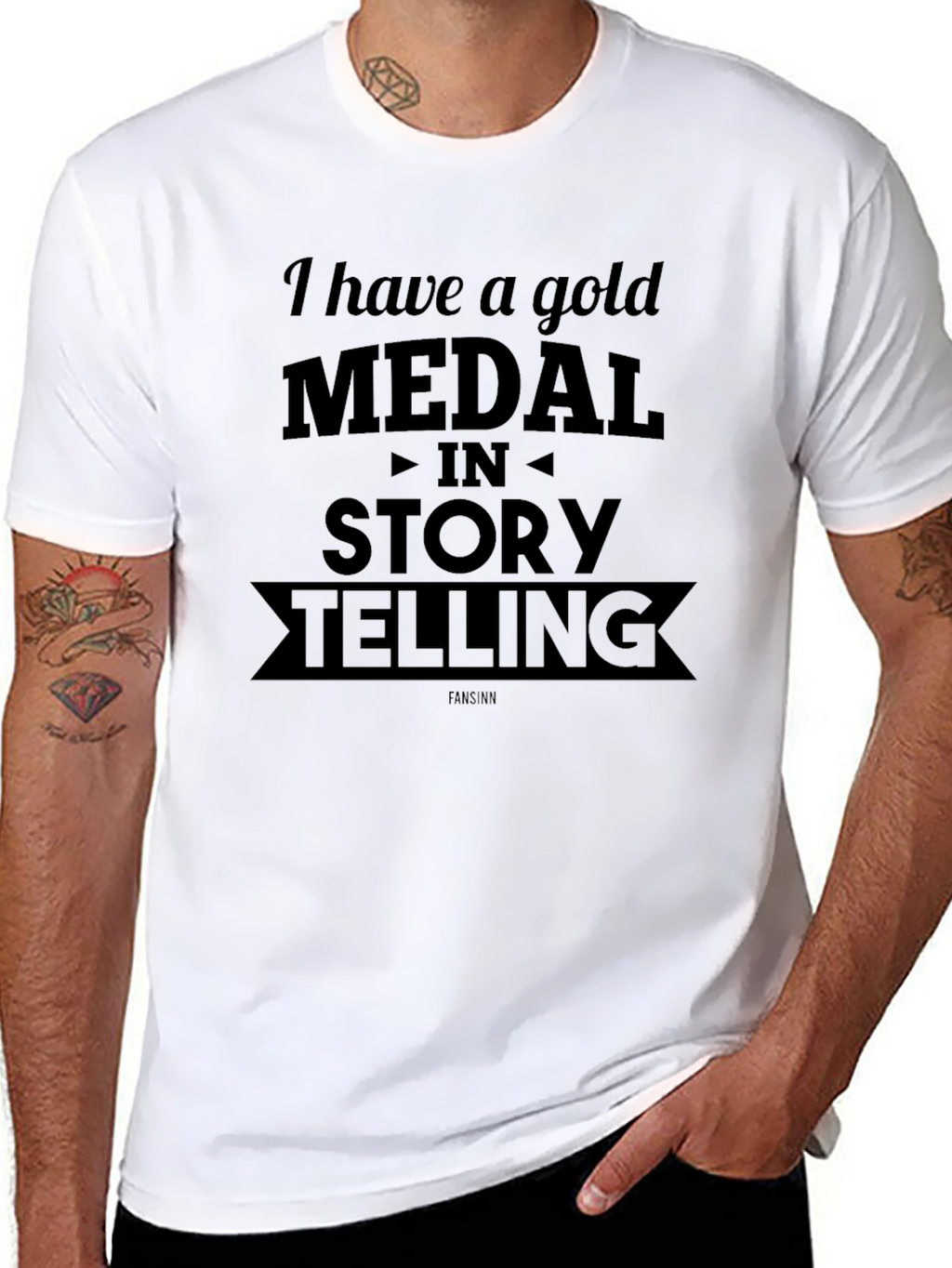 I Have A Gold Medal Storytelling Graphic Tee