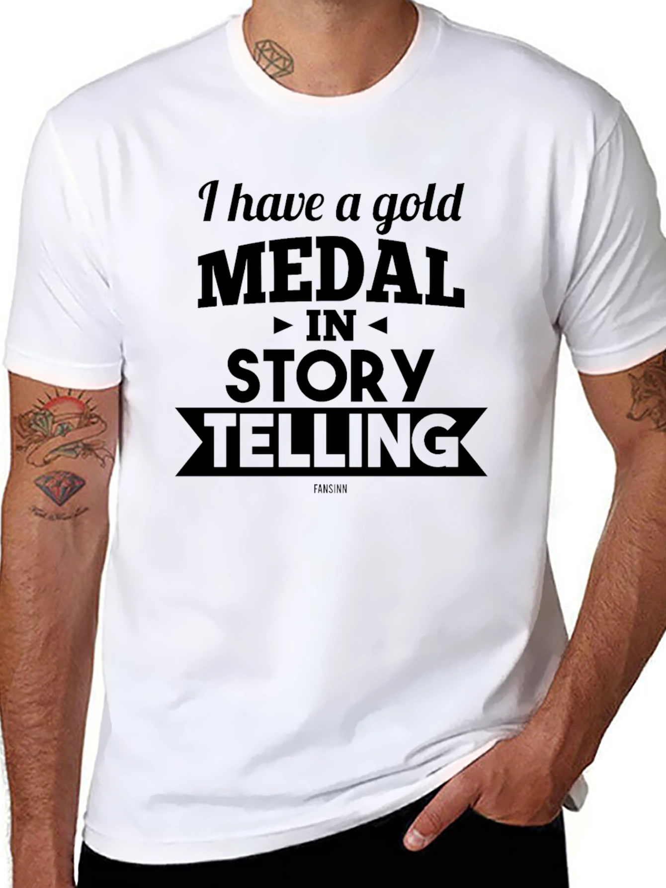 I Have A Gold Medal Storytelling Graphic Tee
