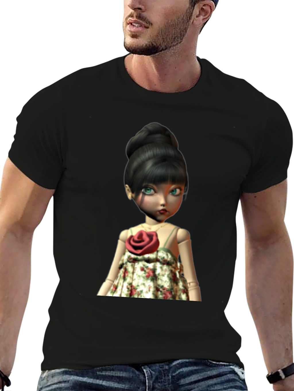Doll Graphic T-Shirt - Unique Design