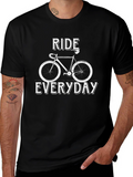 Ride Everyday T-Shirt - Bicycle Graphic Tee