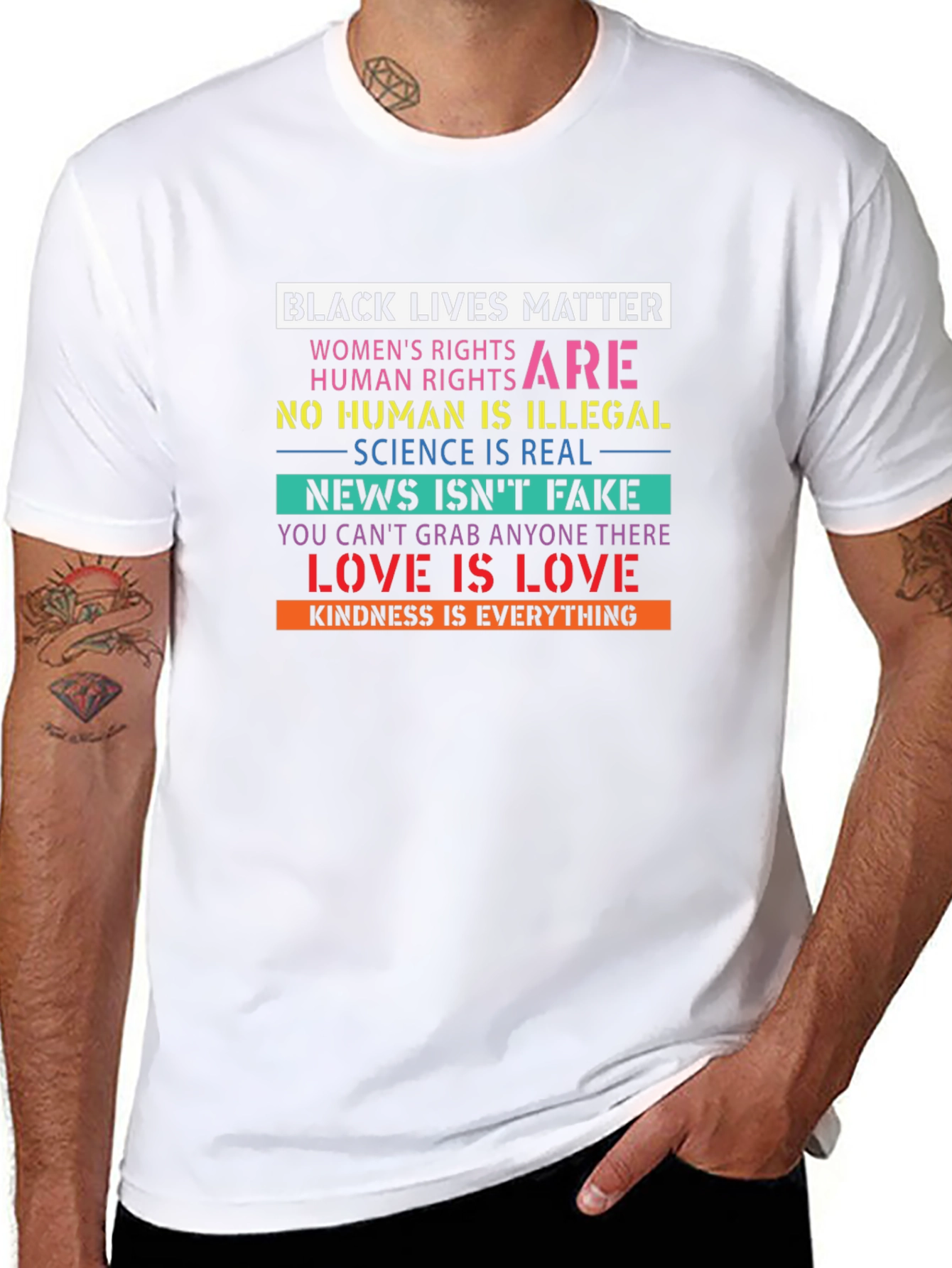 Equality Matters T-Shirt Black Lives Matter Human Rights