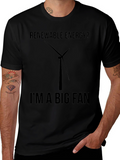 Renewable Energy Fan T-Shirt - Eco-Friendly Tee