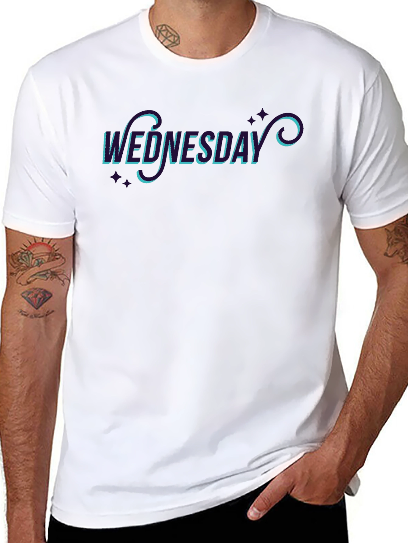 Wednesday Graphic T-Shirt - Black