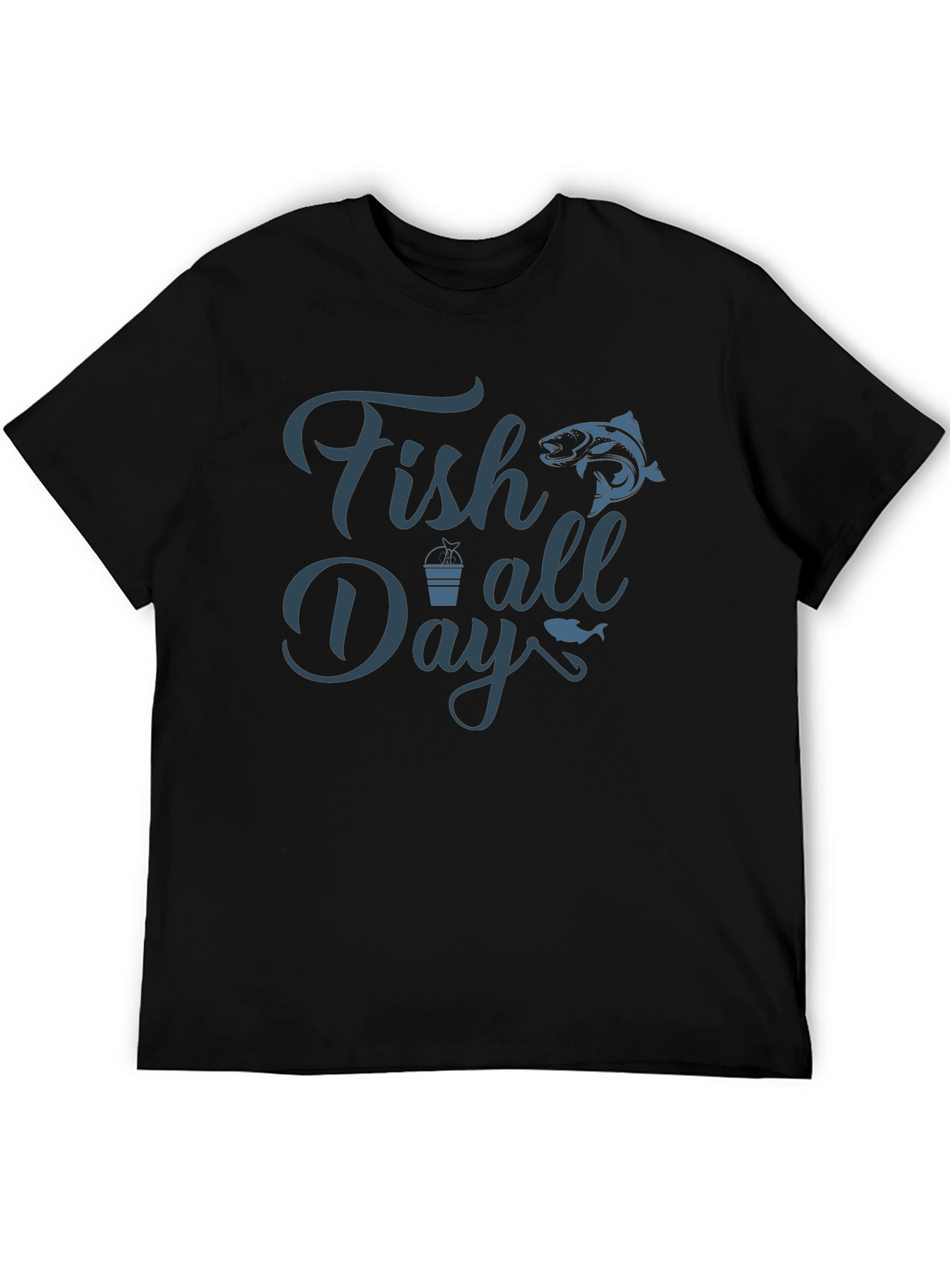 Fish All Day Graphic T-Shirt - Fishing Apparel