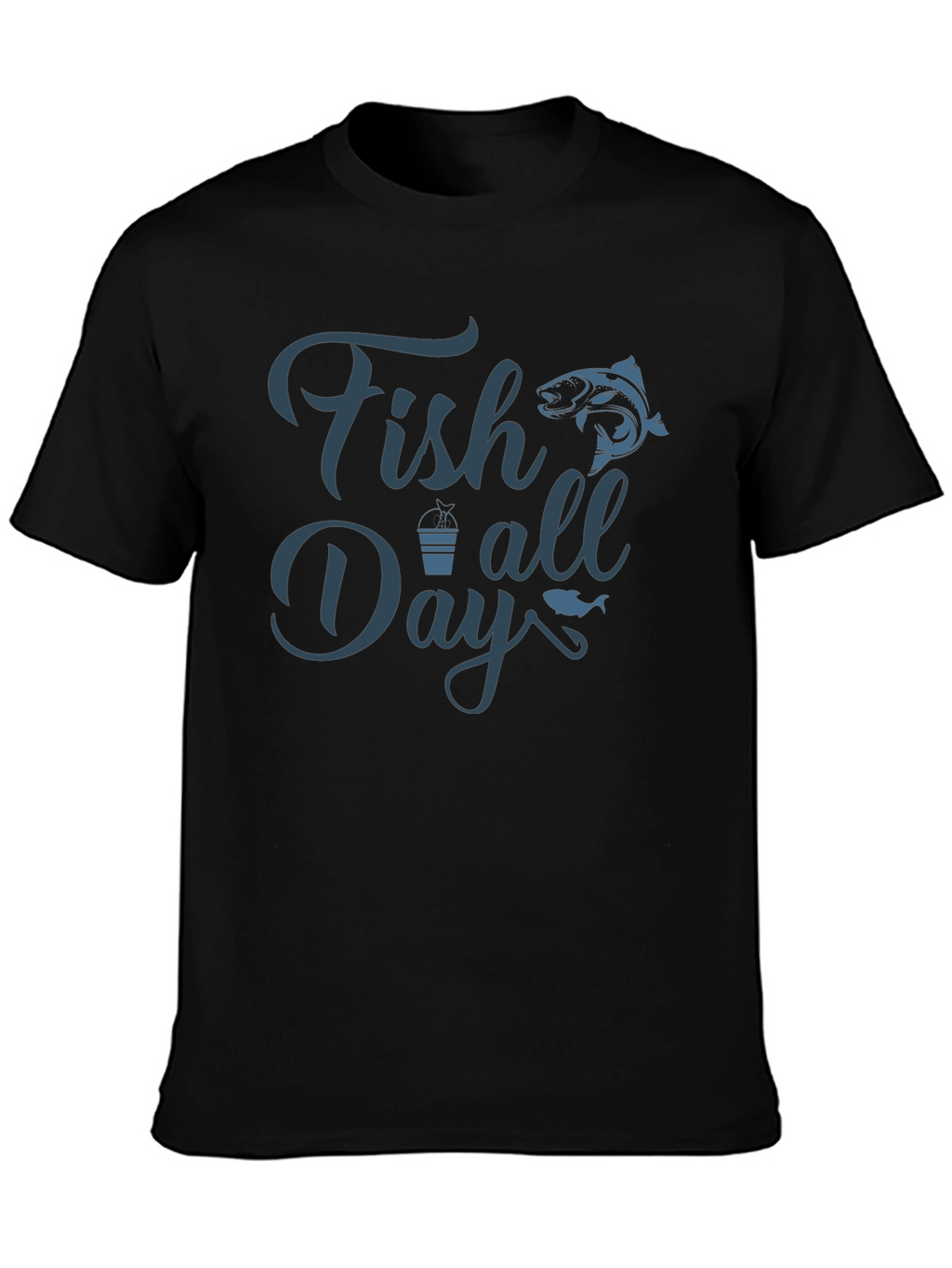 Fish All Day Graphic T-Shirt - Fishing Apparel