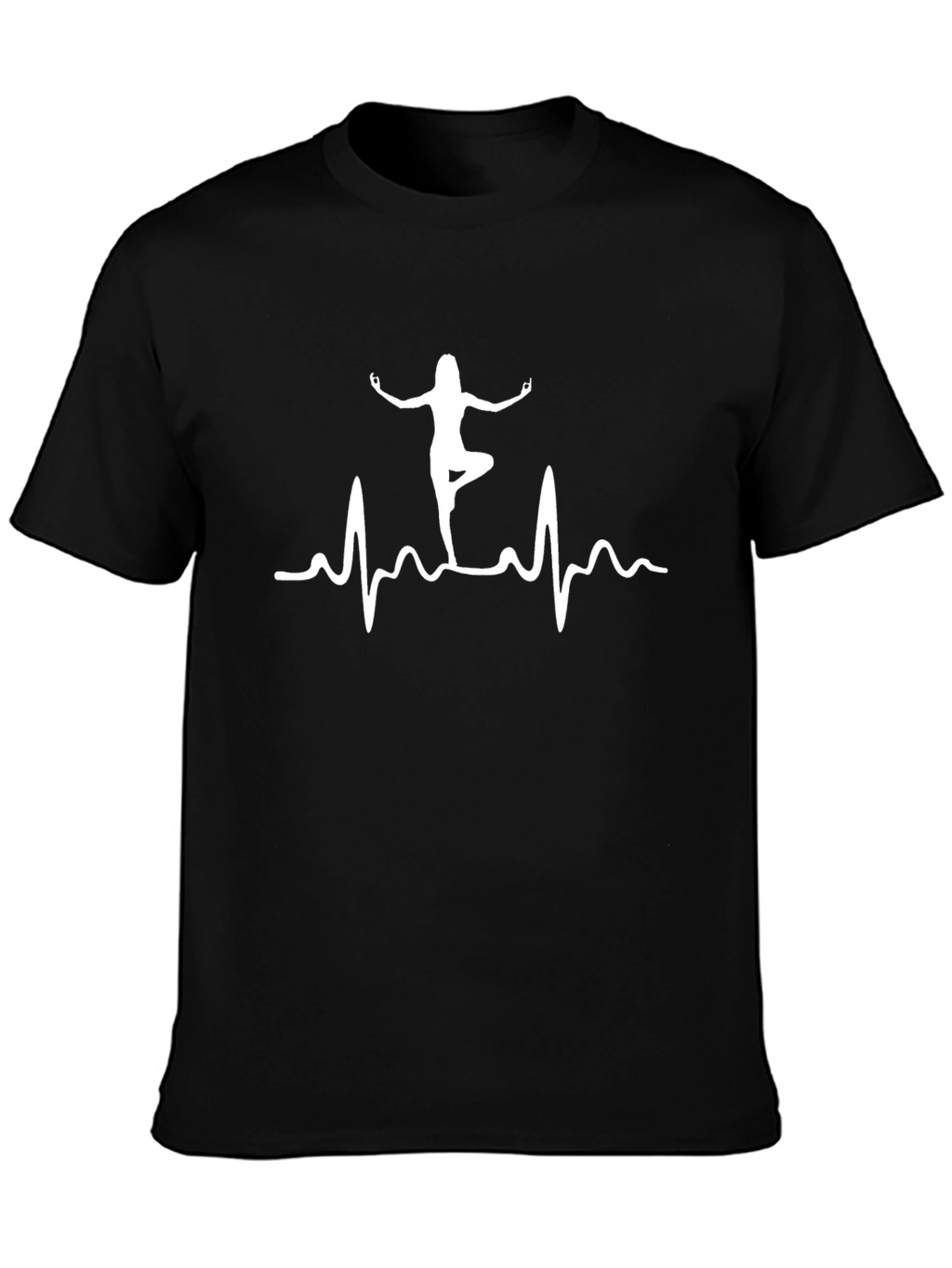 Yoga Heartbeat T-Shirt - Balance Your Life