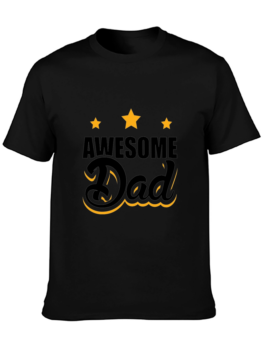 Awesome Dad T-Shirt - Black Graphic Tee