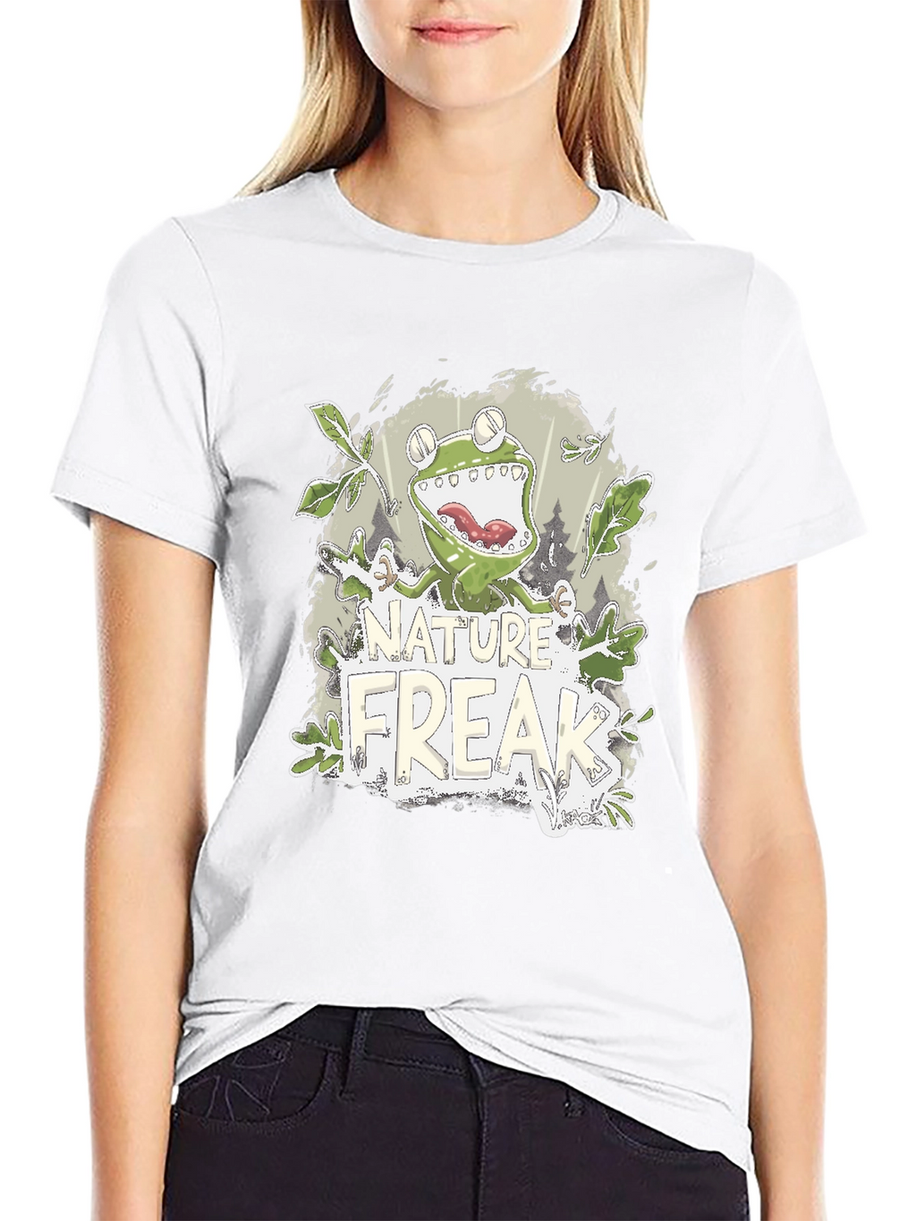 Nature Freak Frog Graphic T-Shirt