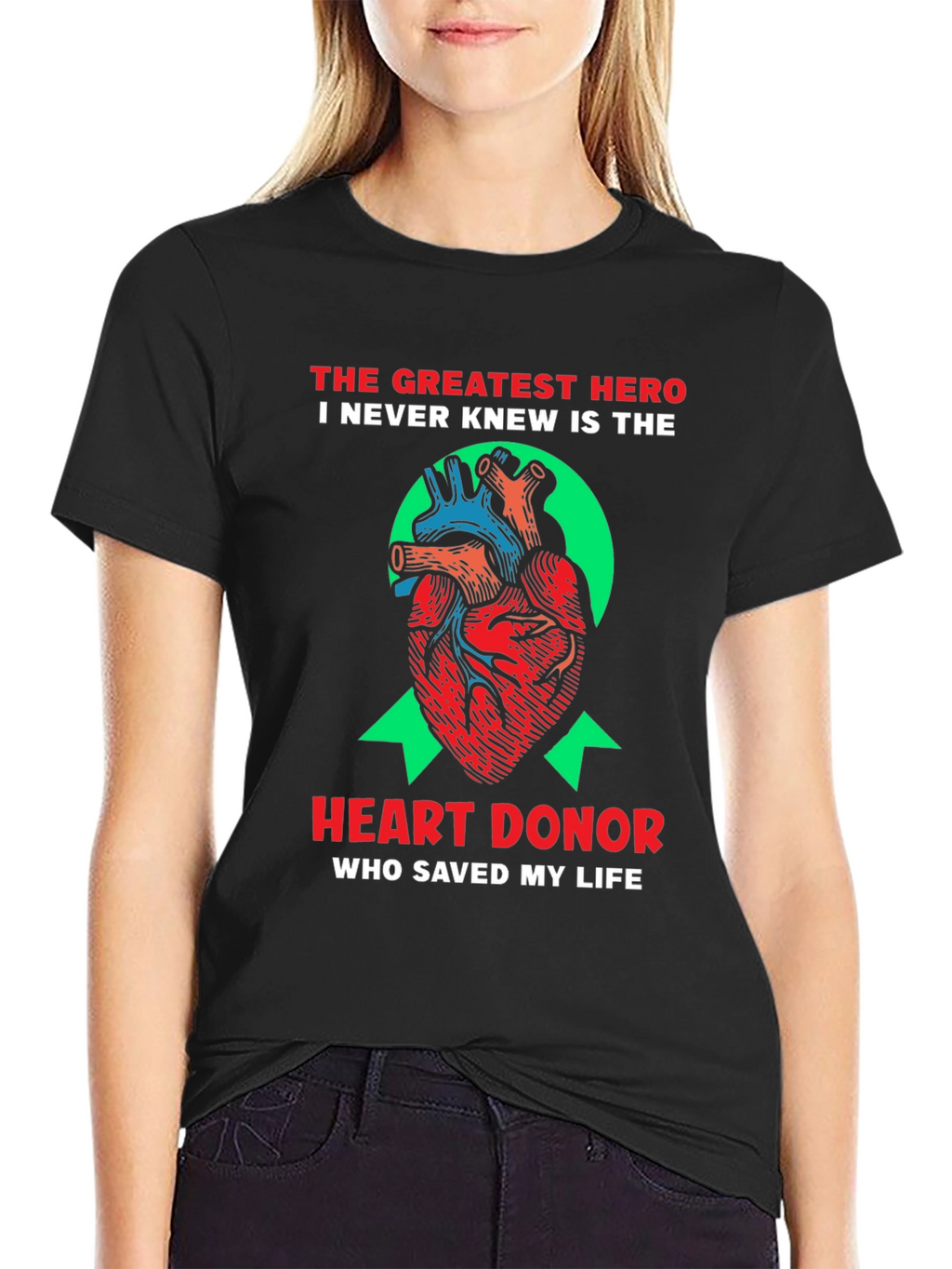 Heart Donor Hero T-Shirt - Saved My Life
