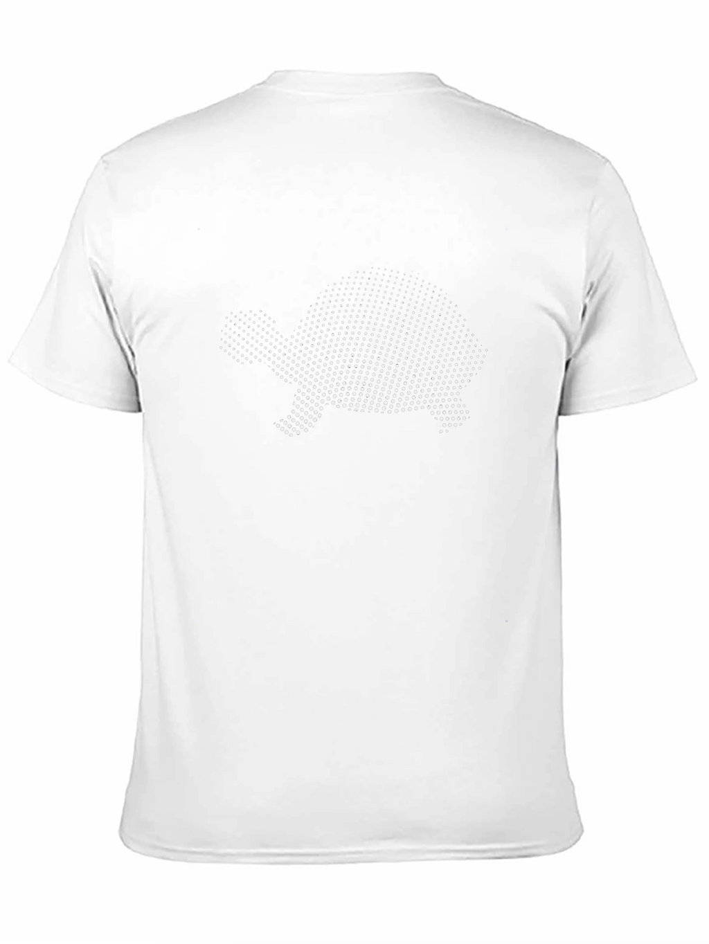 Turtle Dot Pattern Black T-Shirt