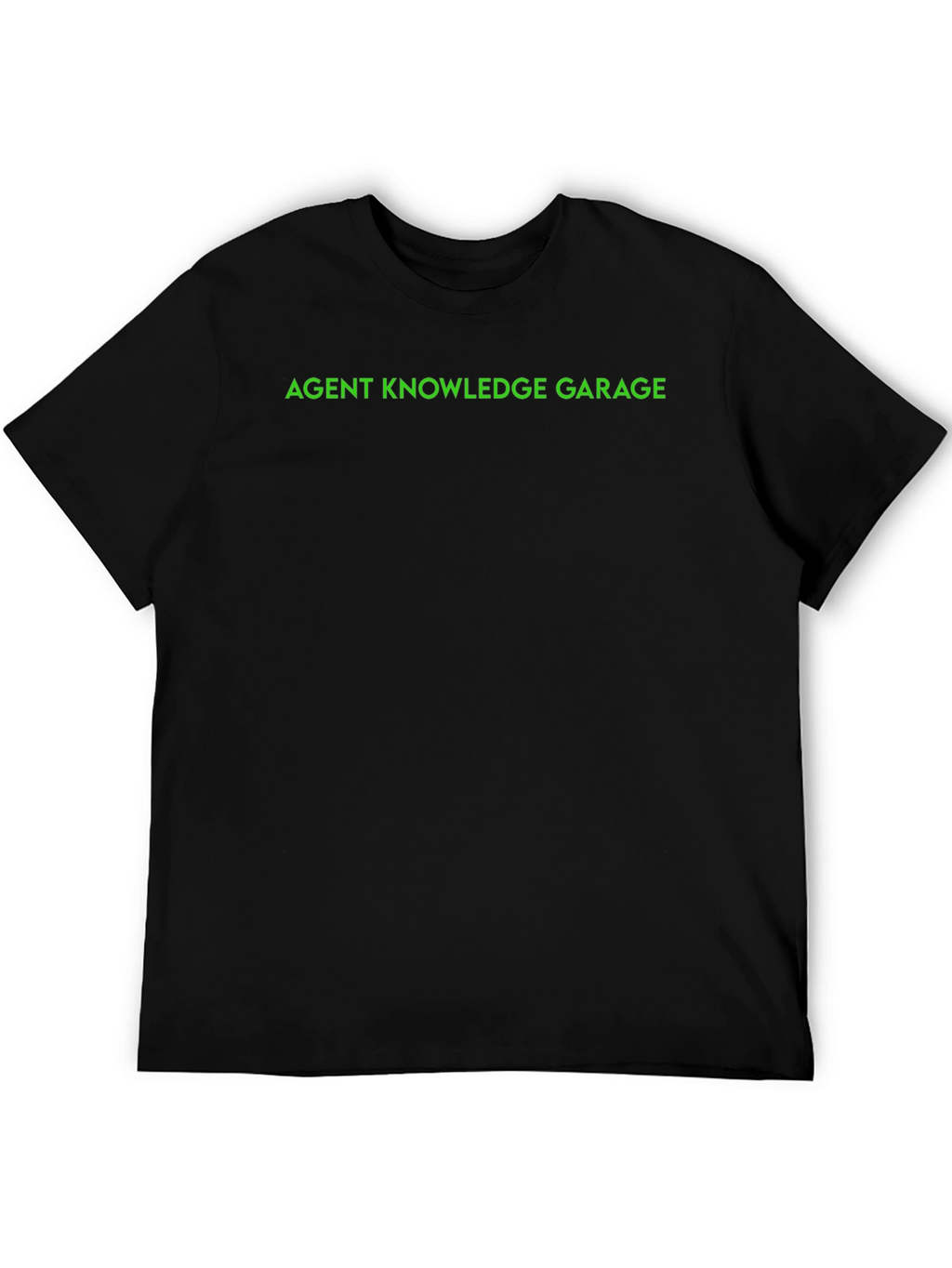 Agent Knowledge Garage Tee - Black