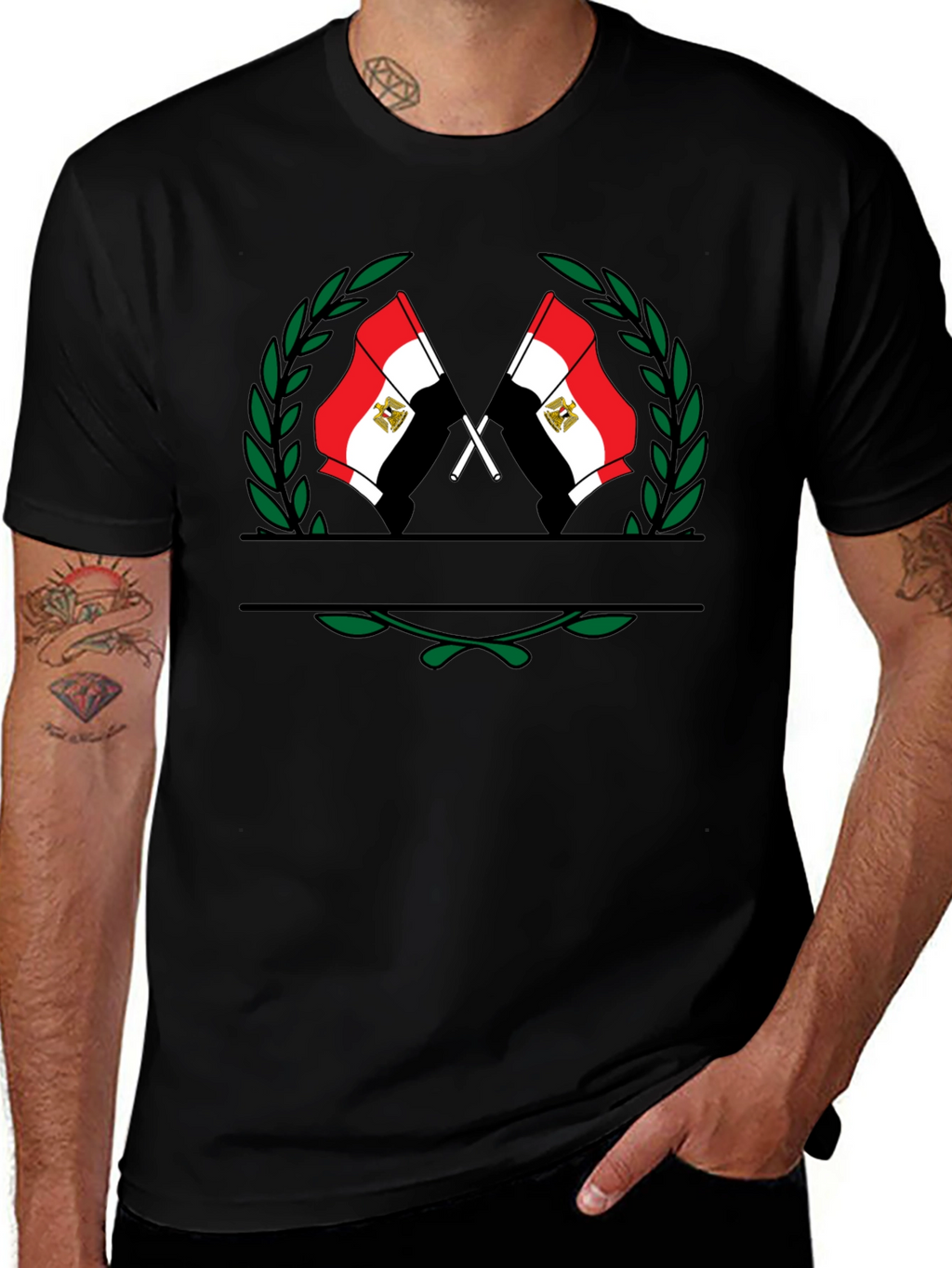 Egypt Flag T-Shirt - Classic Graphic Tee