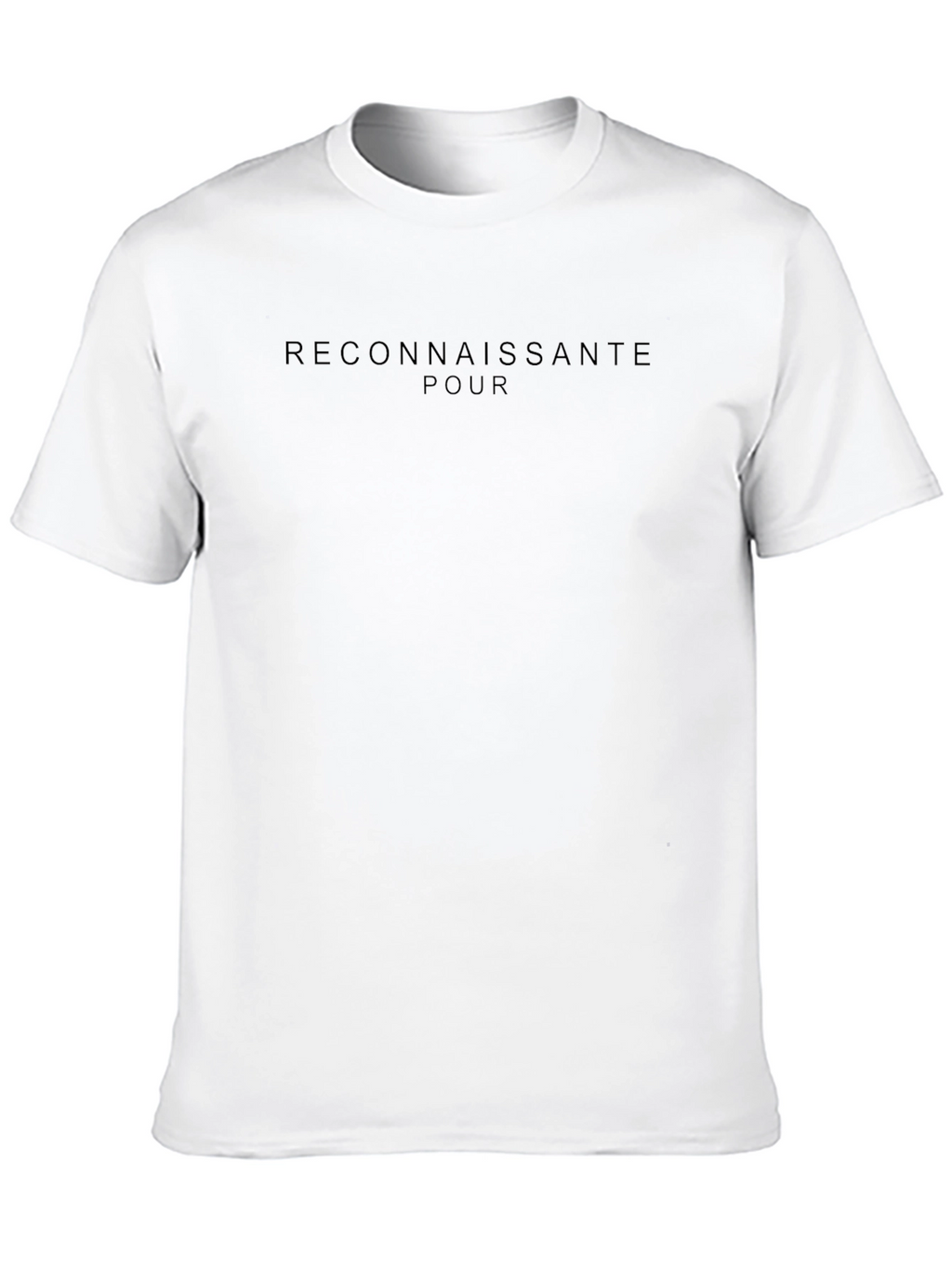 Reconnaissante Pour Black Tee