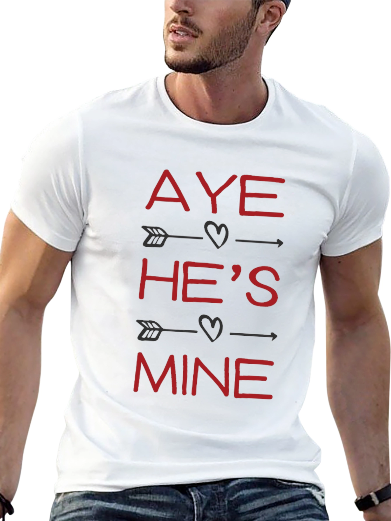 Aye Hes Mine Valentines T-Shirt