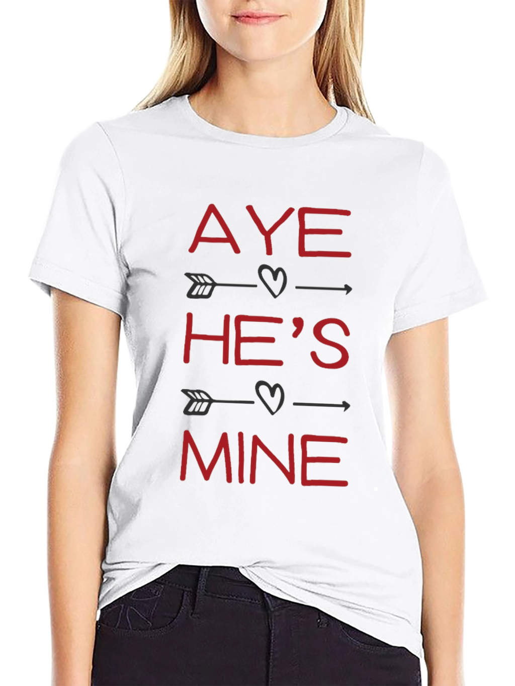 Aye Hes Mine Valentines T-Shirt