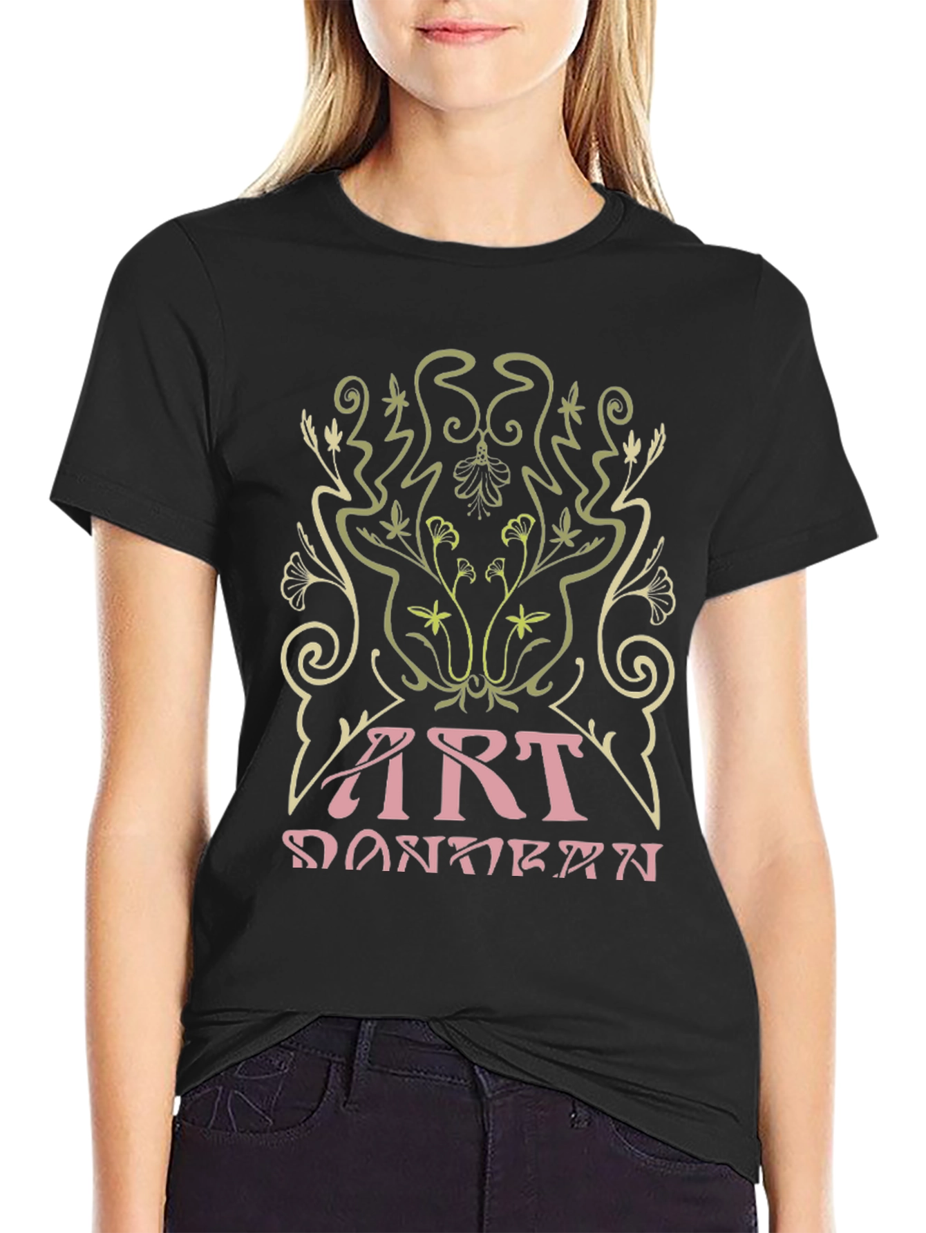 Art Nouveau Inspired Graphic Tee