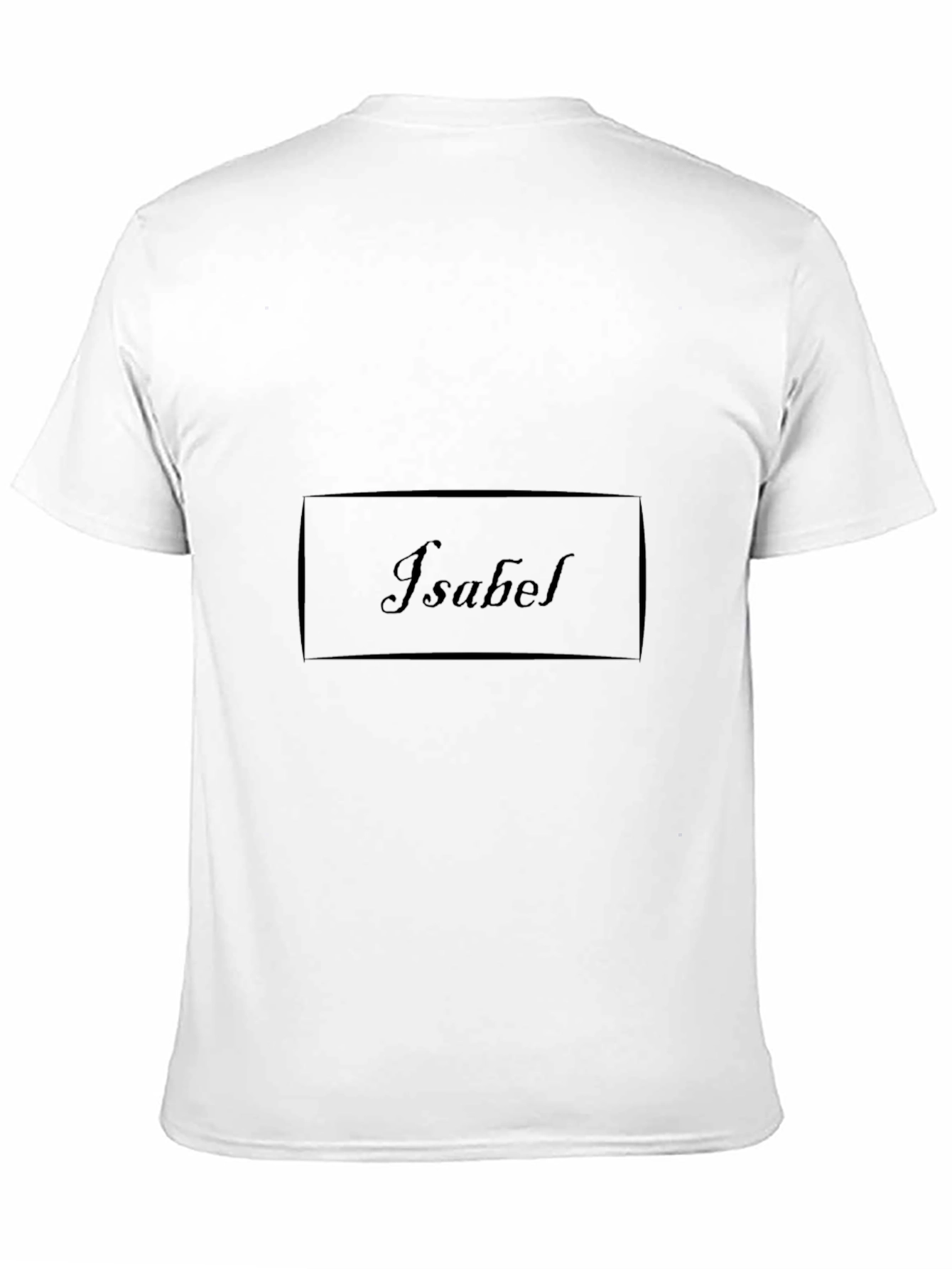 Isabel Personalized Black T-Shirt