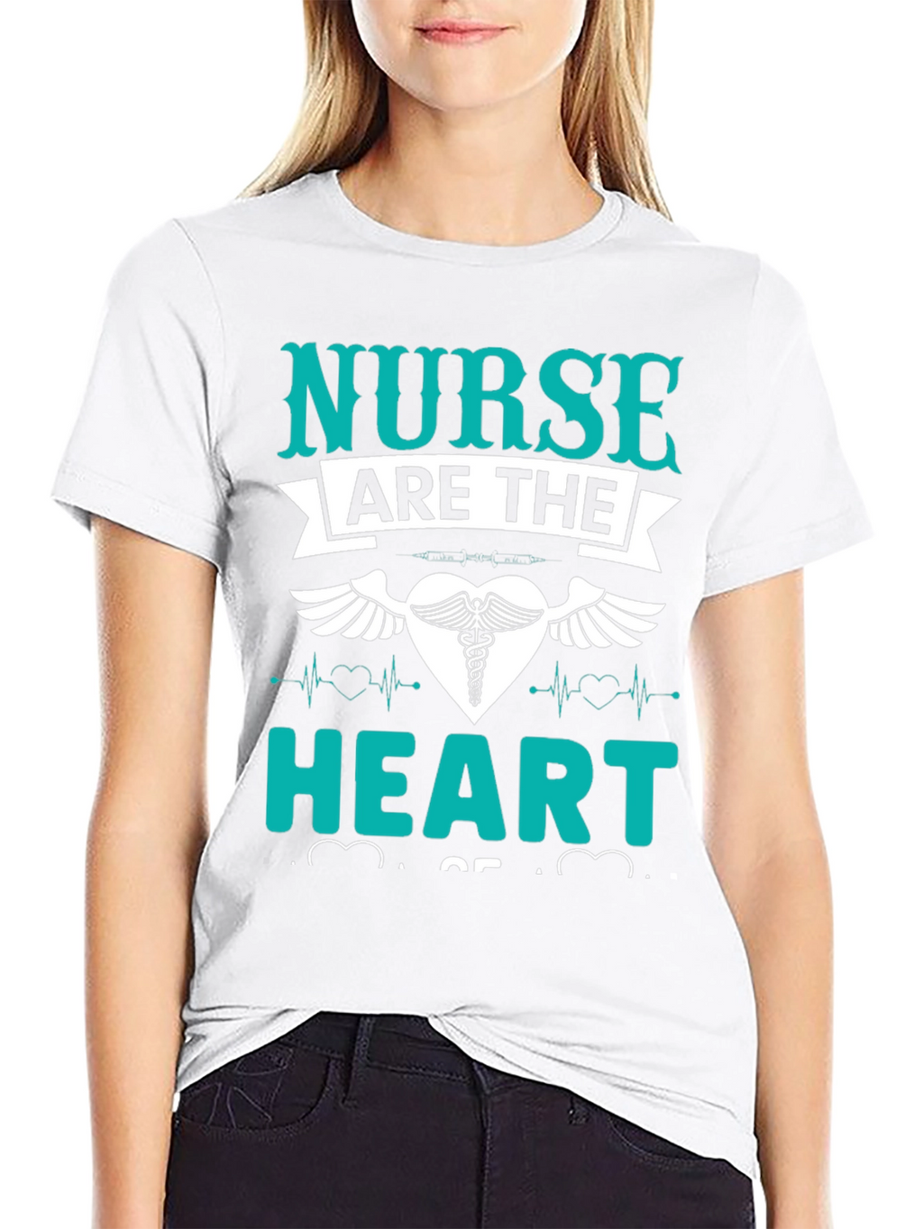 Nurse Heart T-Shirt - Medical Profession Apparel