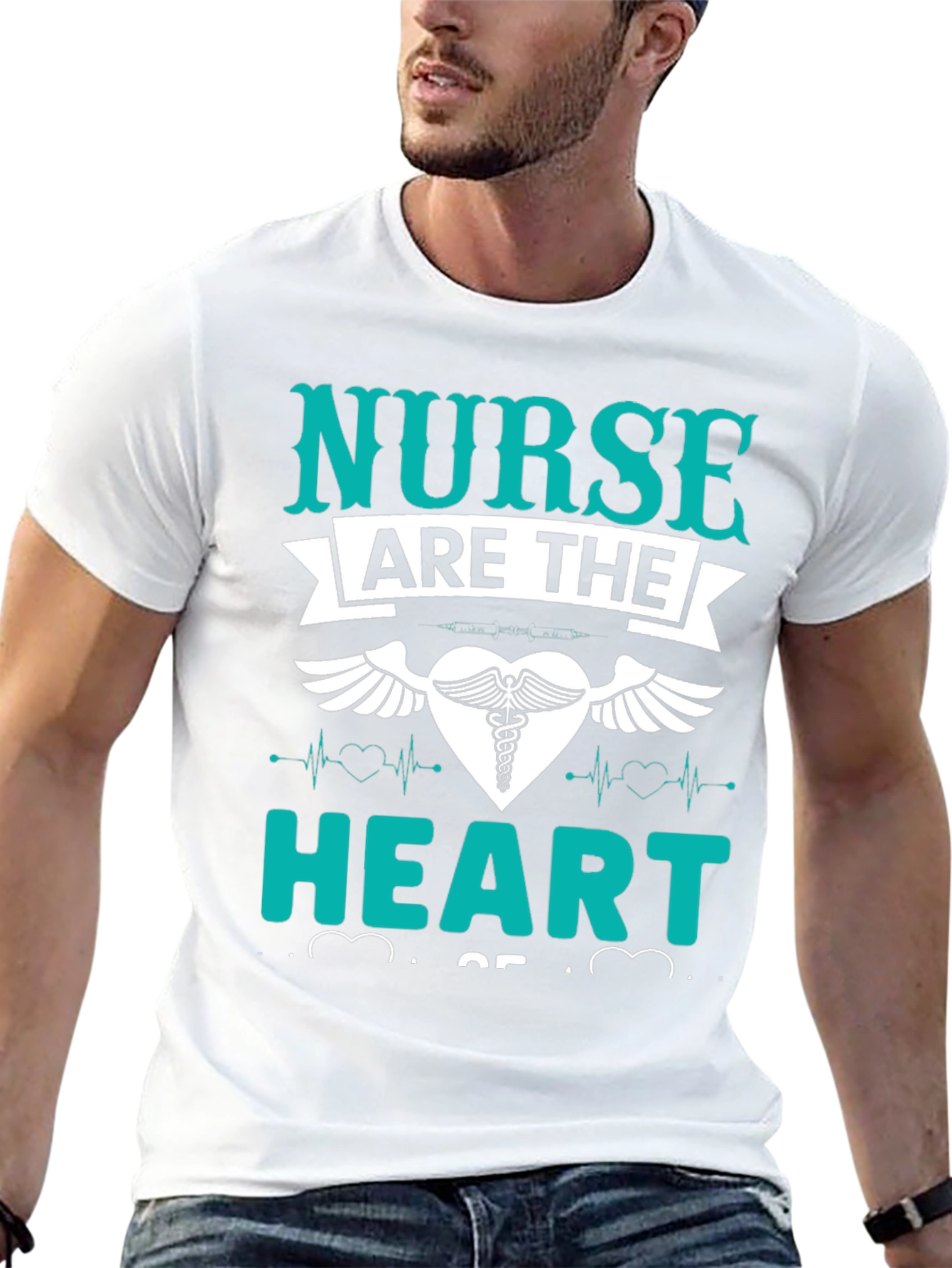 Nurse Heart T-Shirt - Medical Profession Apparel