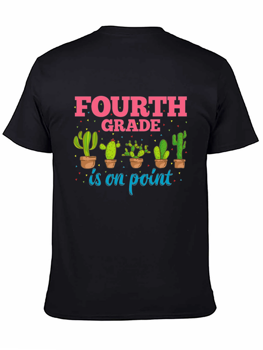 Fourth Grade Cactus Graphic T-Shirt